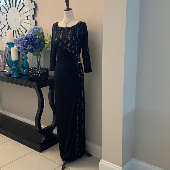 NWOT TAHARI Formal gown sequin maxi dress. Mother of the bride dress. - Picture 13 of 17